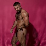 Tanga bikini lazo negro.