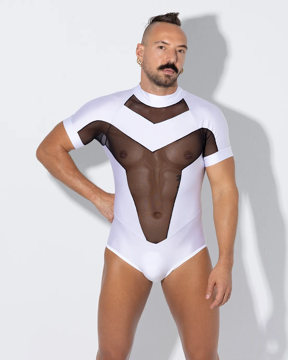 Bodysuit ZEUS BLANCO corto