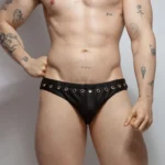 Bañador bicolor Negro Blanco