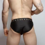 Bañador bicolor Negro Blanco