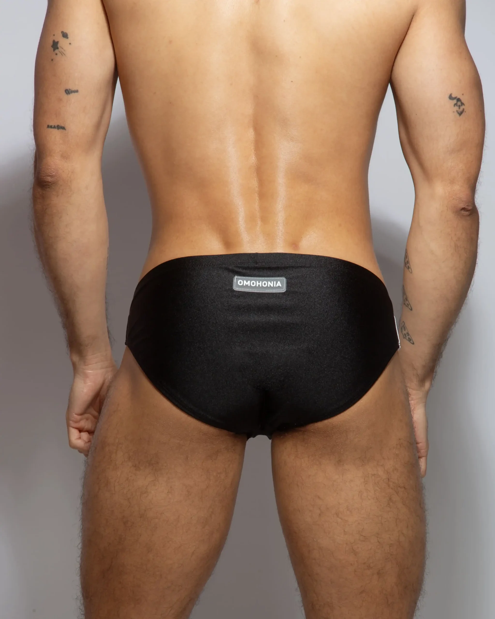 Bañador bicolor Negro Blanco