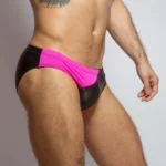 Bañador bicolor Negro Pink