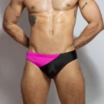 Bañador bicolor Negro Pink