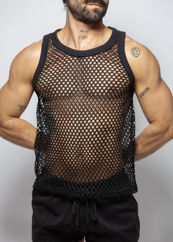 Camiseta tirantes Mash negro