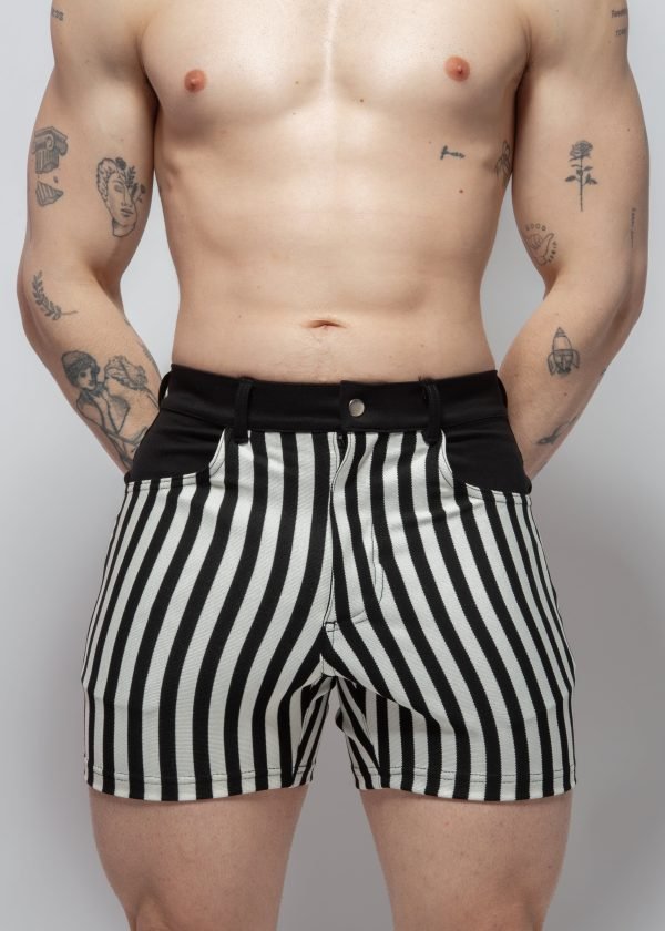 Pantalón corto Mesh Rayas