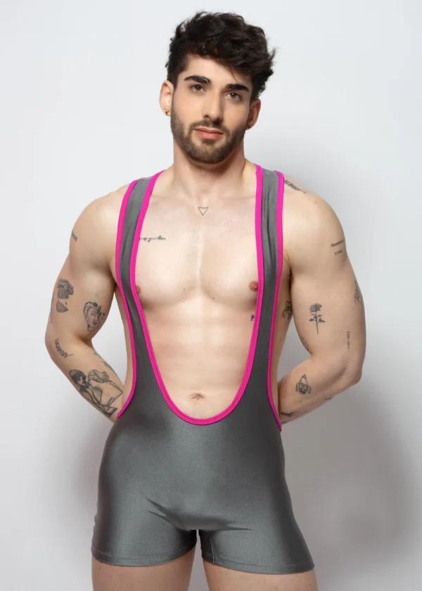 Short Grey Singlet