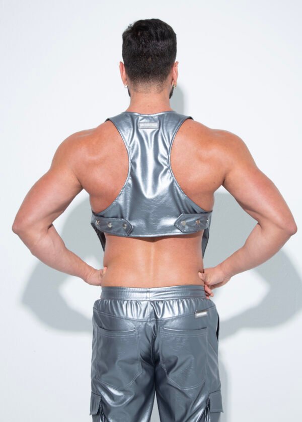 Silver Punk Vest