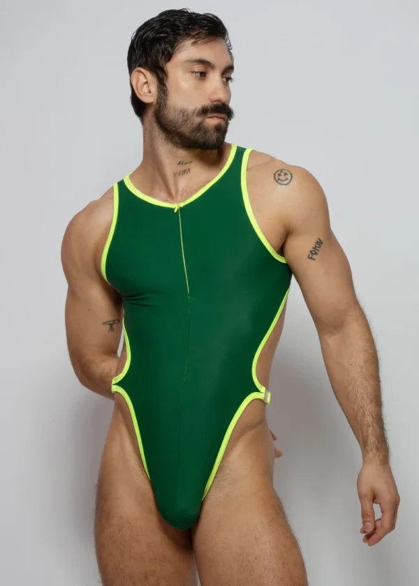 VULCANO Neon Green Bodysuit