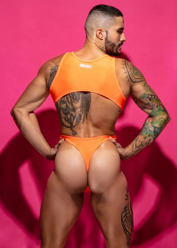 Bodysuit VULCANO CLIP naranja