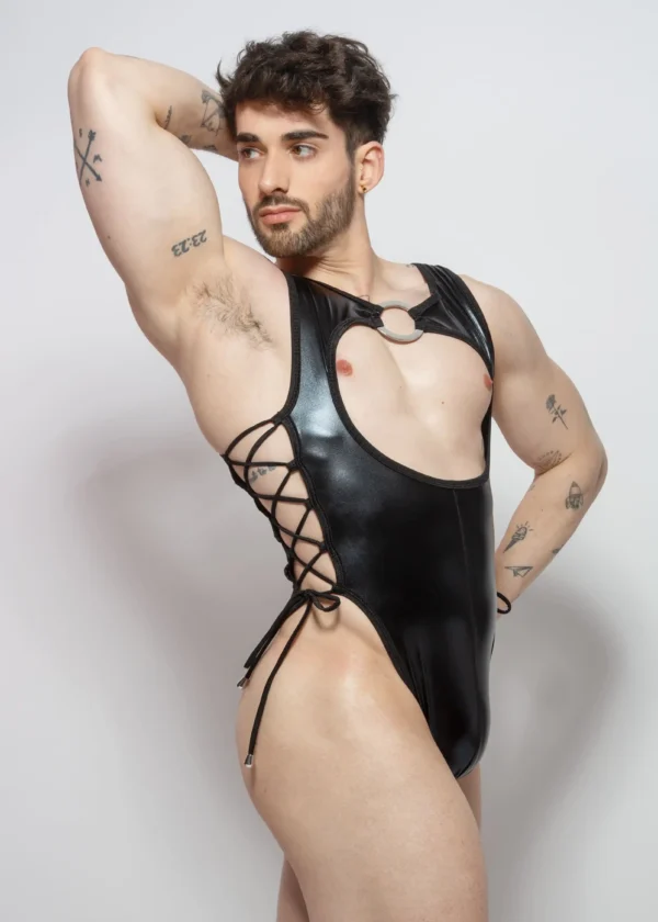 Bodysuit Roma cordón Negro