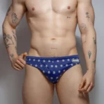 Bañador Azul con Lunares