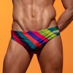 Bañador rayas color