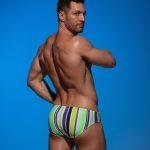 Bañador rayas verdes