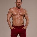 Pantalón corto Mesh Burdeos