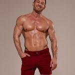 Pantalón corto Mesh Burdeos