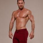 Pantalón corto Mesh Burdeos