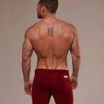 Pantalón corto Mesh Burdeos