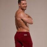 Pantalón corto Mesh Burdeos