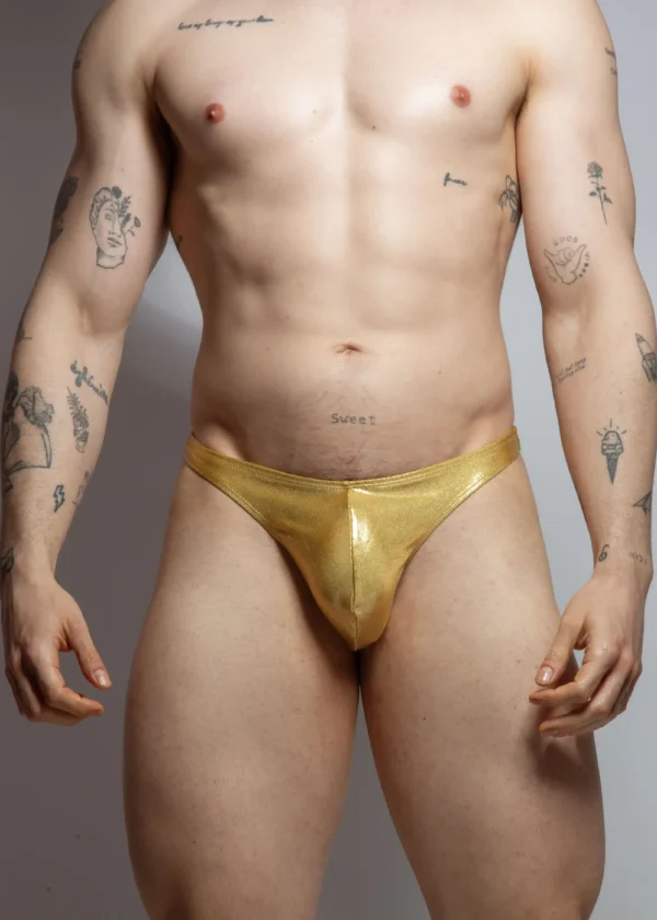 Tanga metalizado GOLD