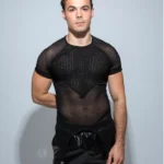 Corset T-shirt with metal