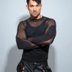 Camiseta Mesh Héroe negro