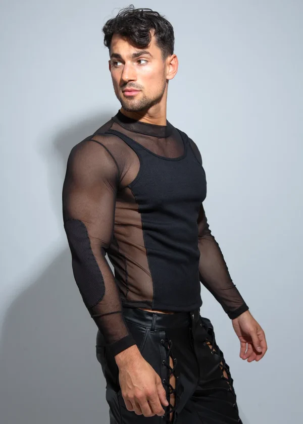 Black Hero Mesh T-Shirt