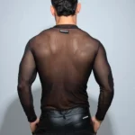 Camiseta Mesh Héroe negro