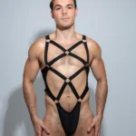 Bodysuit Bondage Harness Negro