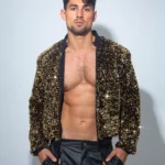 Chaqueta lentejuela dorada