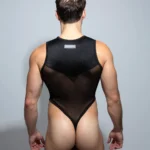 Bodysuit Amon negro blanco