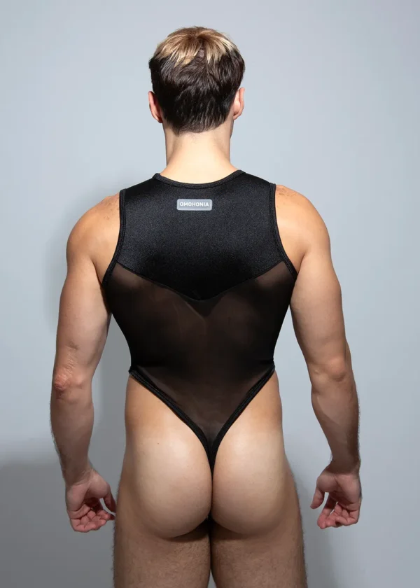 Bodysuit Amon negro blanco