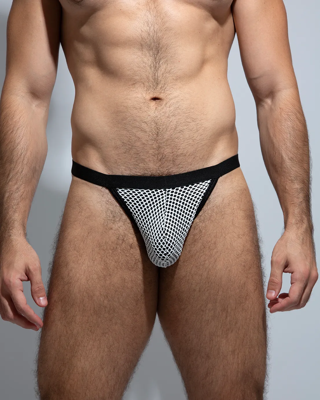 TANGA Mesh Blanco