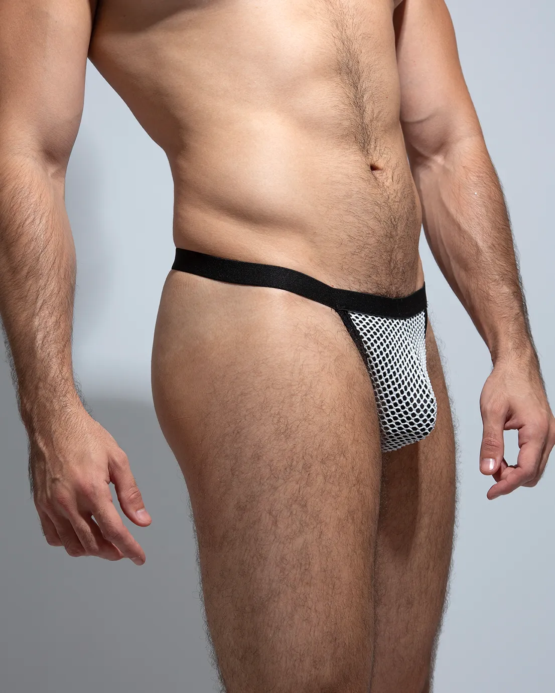 TANGA Mesh Blanco