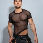 Camiseta Mesh con aro de metal