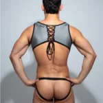 Grey Bodysuit Jockstrap
