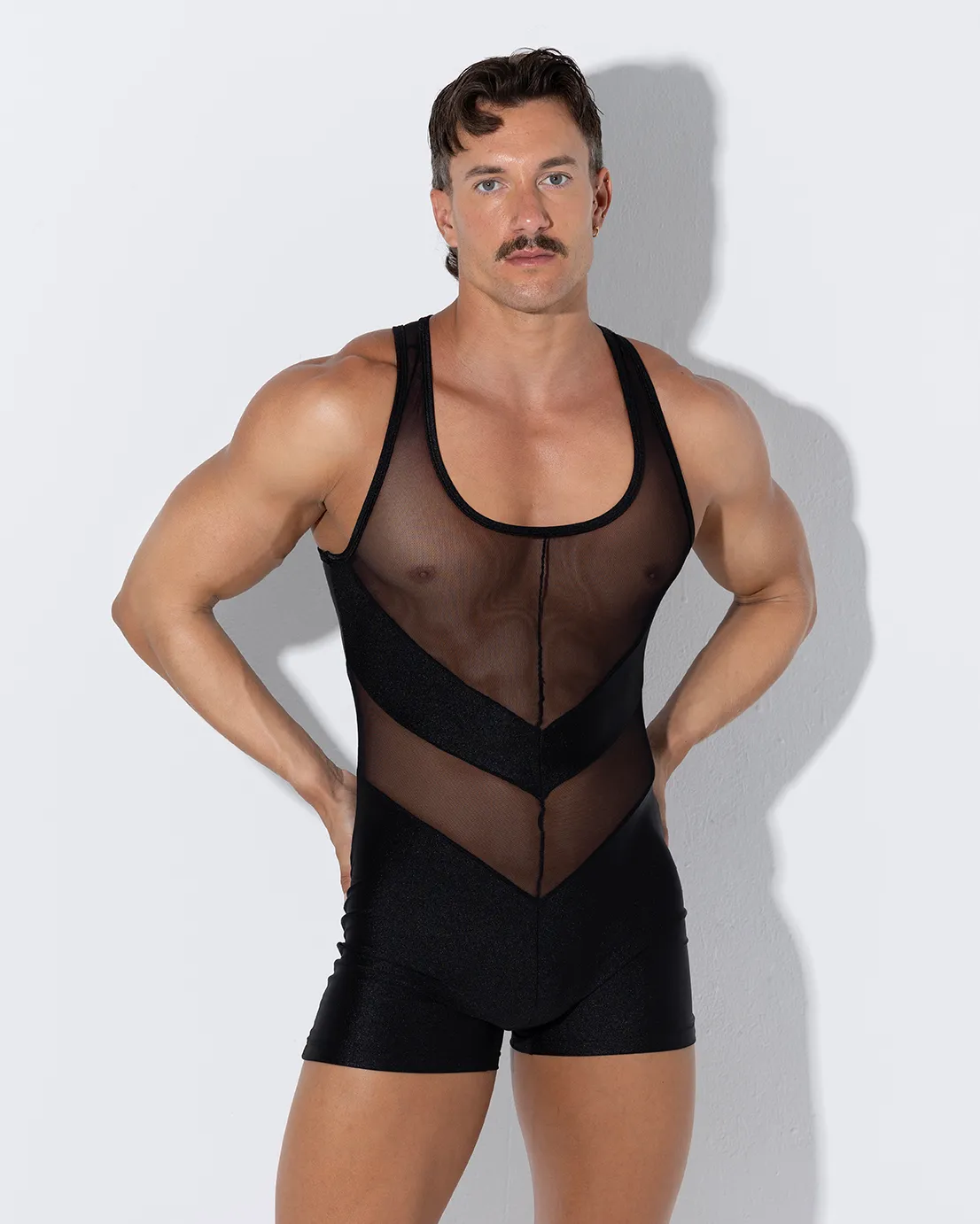 Singlet MESH negro