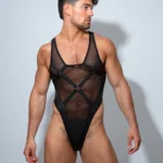 Bodysuit Bondage Negro
