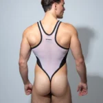 Bodysuit Bondage Blanco