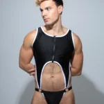 Black Bodysuit Jockstrap