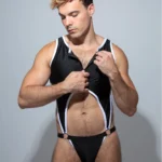 Black Bodysuit Jockstrap