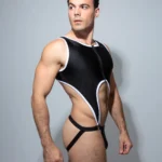 Black Bodysuit Jockstrap