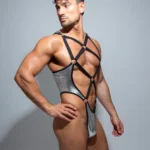 Bodysuit Bondage Harness Plata