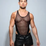 Pantalón Bondage Leather Negro