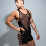 Pantalón Bondage Leather Negro