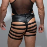 Pantalón Bondage Leather Negro