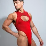 Red Harness Bodysuit