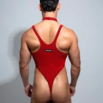 Red Harness Bodysuit
