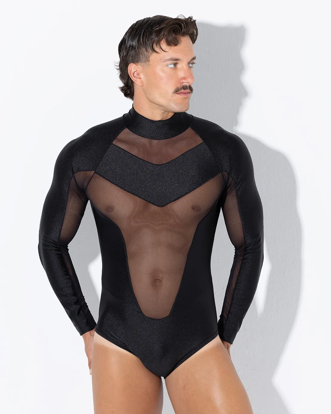 Bodysuit long ZEUS NEGRO