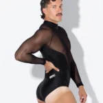 Bodysuit long fénix negro