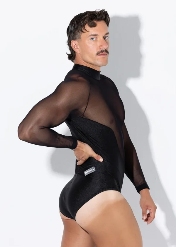 Bodysuit long fénix negro